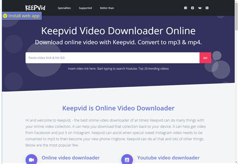 Web-Based Downloaders these are web browser extensions or websites that allow users to download videos from certain sites, without needing any additional software installed. . Download web video downloader